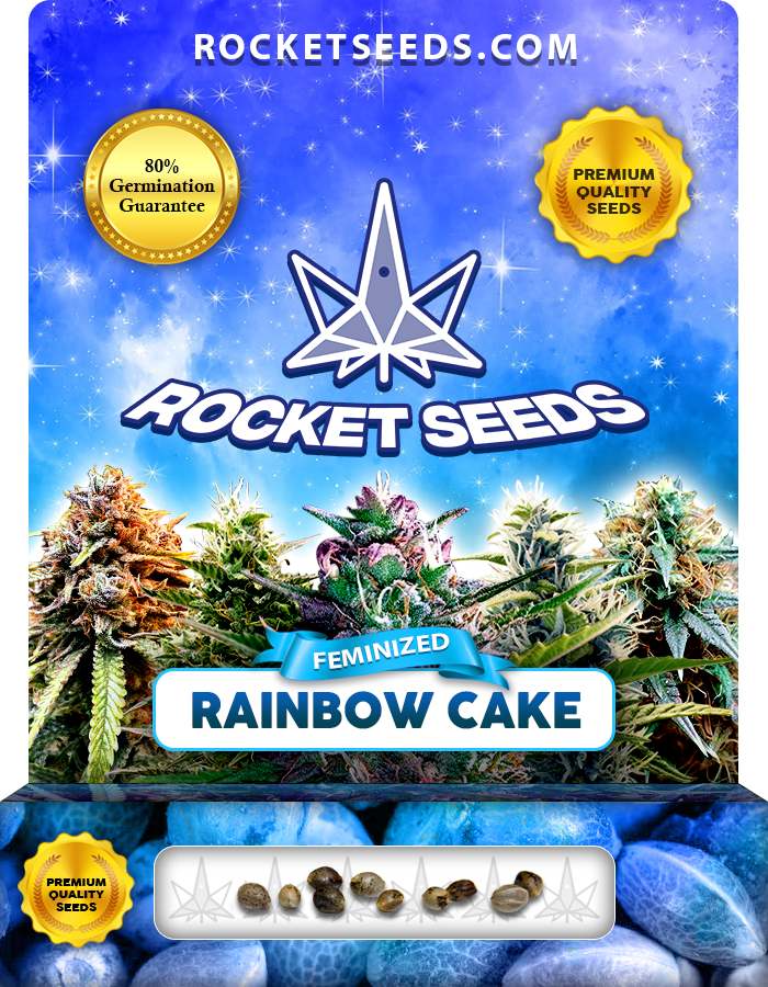 Rainbow Cake Strain Feminized Marijuana Seeds