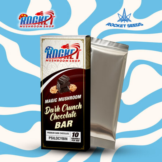 Magic Mushroom Dark Crunch Chocolate Bar