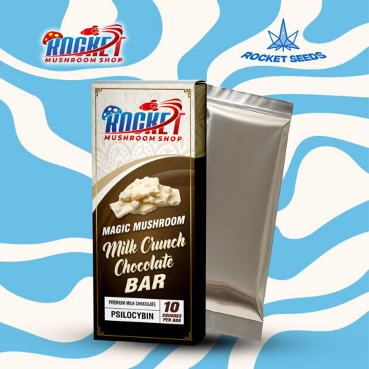 Magic Mushroom Milk Crunch Chocolate Bar