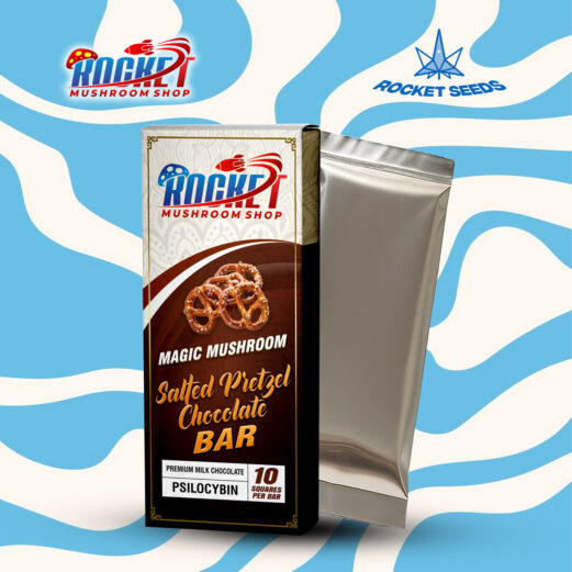 Magic Mushroom Salted Pretzel Chocolate Bar