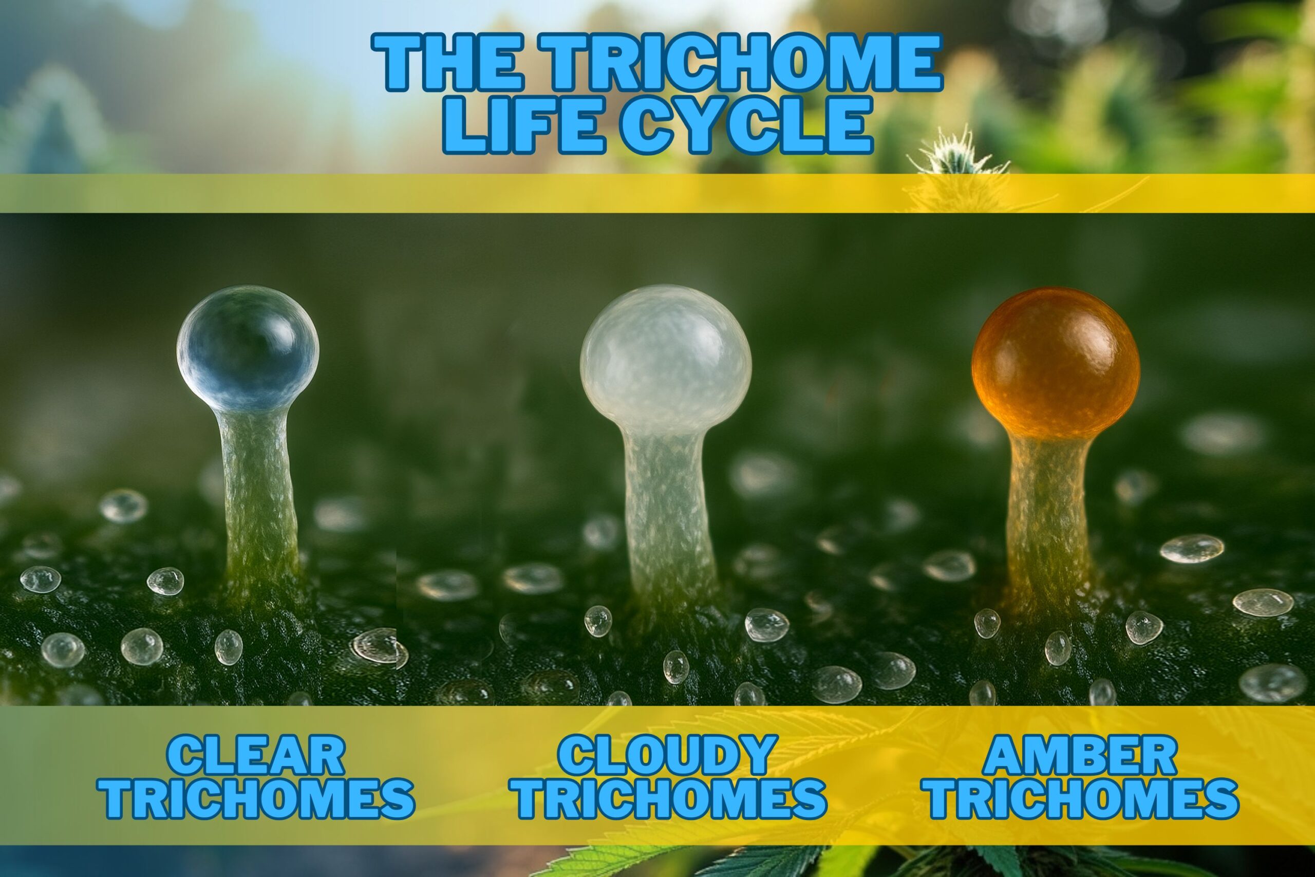 The Trichome Life Cycle: Maturation Stages and Harvest Indicators