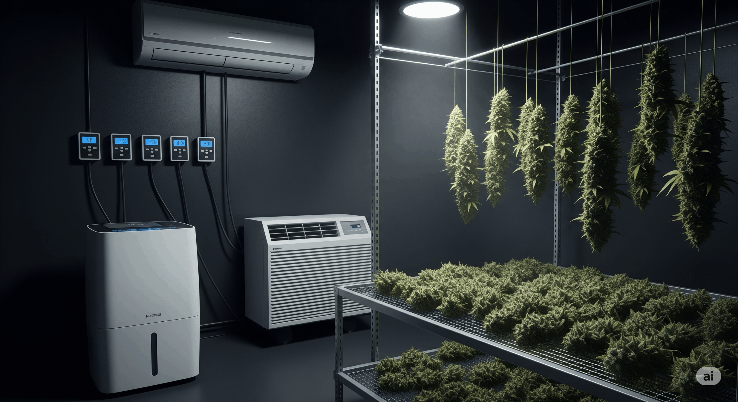 Optimal Drying Environment for Cannabis Buds